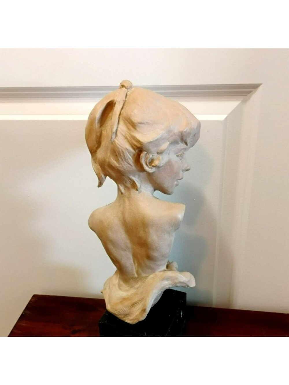Heath King Clay Sculpture 1984 "Suddenly" Bust Signed Limited Edition 19/100 - Picture 2 of 7